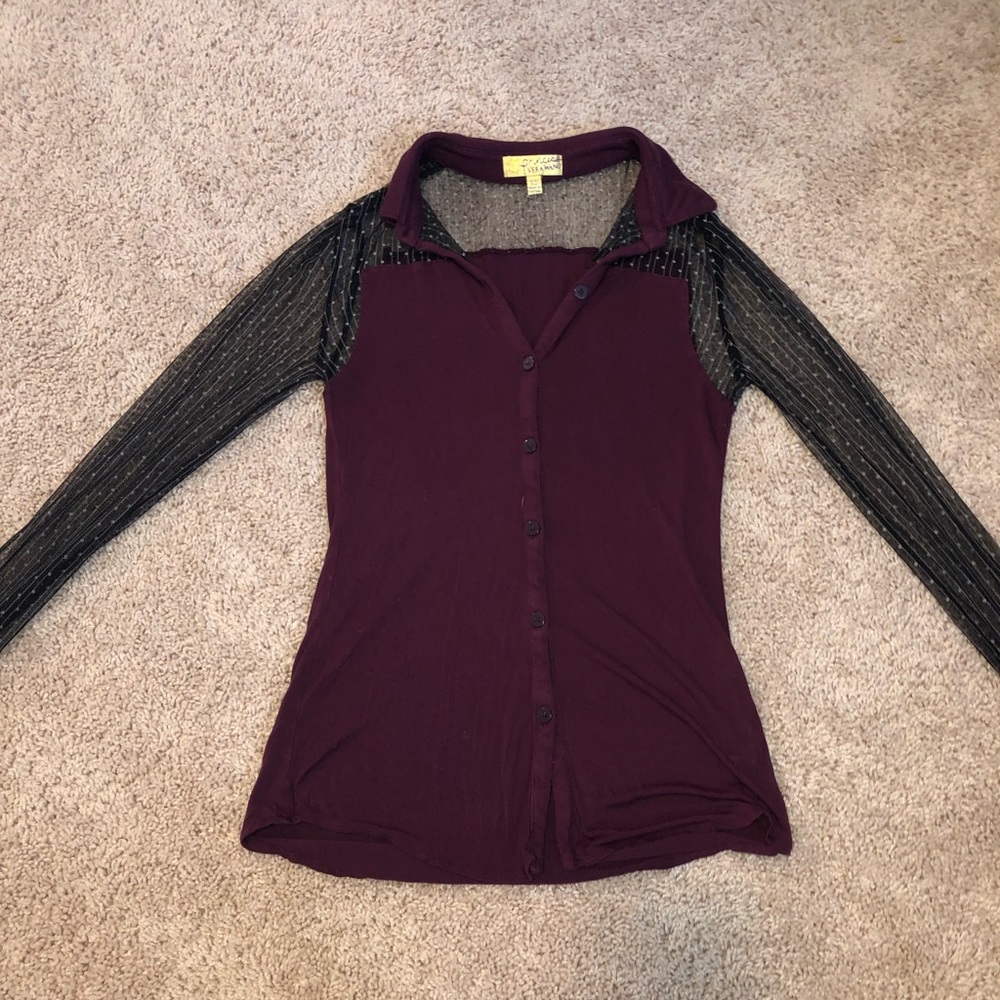 Vera wang button down